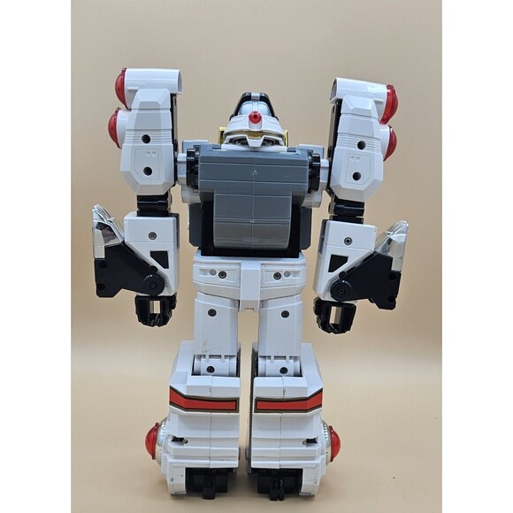 1994 Bandai Mighty Morphin Power Rangers MMPR White TigerZord Sounds Light Works - Picture 2 of 9